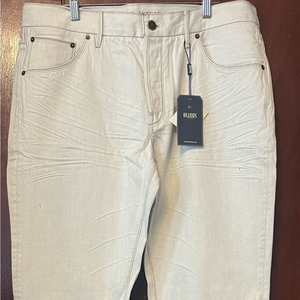 Men’s Onassis Whisky Bleach Skinny Denim